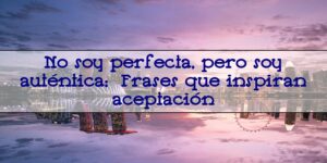no soy perfecta frases