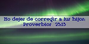 proverbios 23 13