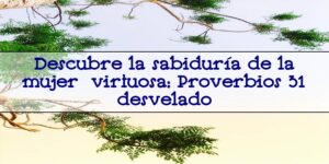 proverbios 31