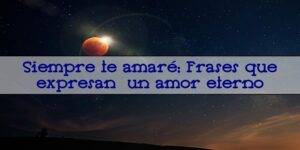 siempre te amare frases