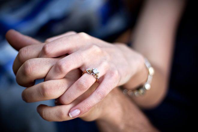 ¿Qué significa llevar el anillo de compromiso en la mano derecha?